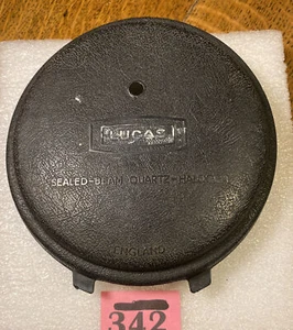 Lucas FT9 foglamp Hard Plastic Cover 1960s 1970s? - Picture 1 of 12