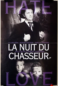 LA NUIT DU CHASSEUR, THE NIGHT OF THE HUNTER,rr poster - Photo 1/1