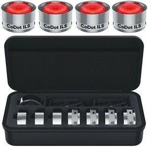 Chauvet DJ CoDot ILS 4-pack of Coin-Sized LED Illuminators Lights w/ Carry Case - Picture 1 of 12