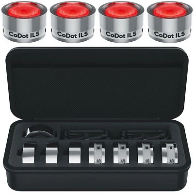 Chauvet DJ CoDot ILS 4-pack of Coin-Sized LED Illuminators Lights w/ Carry Case - Image 1 of 4