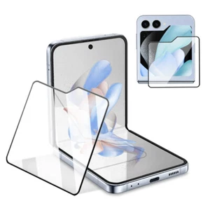 Tempered Glass Screen Protector 9H Hardness HD Clear For Samsung Z Flip 5 5G - Picture 1 of 13