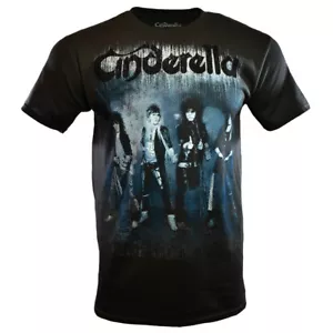 CINDERELLA Mens Tee T Shirt 80s Rock Band Music Concert Tour Live Metal NEW - Picture 1 of 4