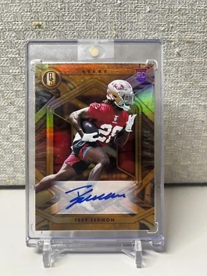 2021 Panini Gold Standard Rookies Auto /149 Trey Sermon #129 Rookie Auto RC - Image 1 of 3