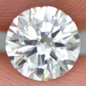 Runder geformter Diamant 1 ct lose G SI1 echt zertifiziert natürlich echt verbessert - Bild 1 von 7