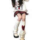 Japanese Women Girl Leg Warmer Gothic Punk Knit Warm Knee Socks Foot Covers