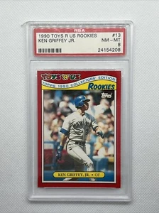 1990 Topps Toys R Us Rookies - #13 Ken Griffey Jr PSA 8 - Picture 1 of 2