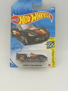 Hot Wheels Corvette C7 Z06 Convertible 114/250 HW Speed Graphics 4/10 - Picture 1 of 3