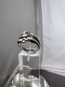 Anillo vintage de plata de ley 925 con cinco delfines talla 7,25 - Imagen 1 de 9