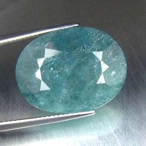 13,27 CTS 21X16 MM TREMENDO! PIEDRAS PRECIOSAS DE GRANDIDIERITA NATURAL VERDE AZULADO - Imagen 1 de 4