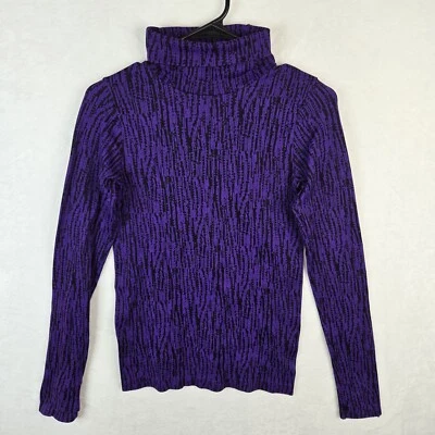 Athleta Flurry Elemental gola alta sem costura camada base superior roxa XS - Imagem 1 de 4