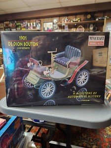 1901 De Dion Bouton Minicraft 1/16 Scale Rare Vintage NEW Plastic Car Model Kit
