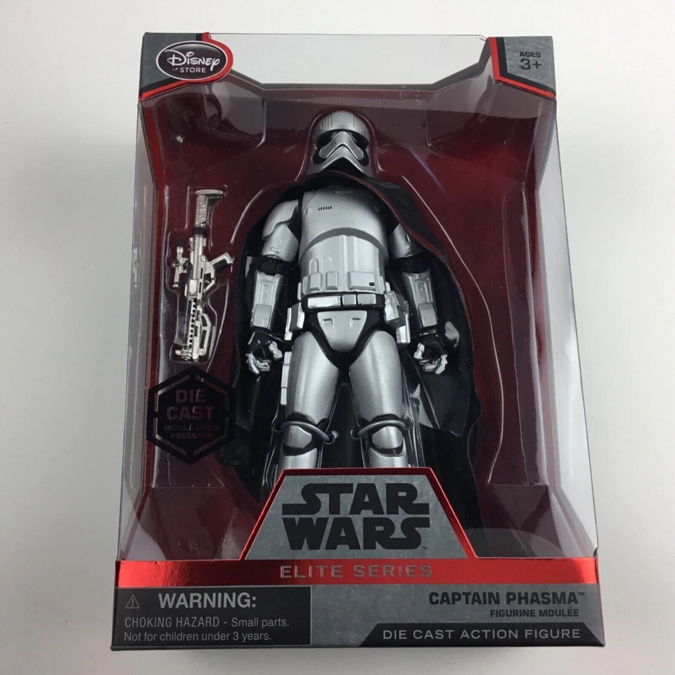 Star Wars Elite 2015 Captain Phasma Figure Die Cast Metal TFA Disney