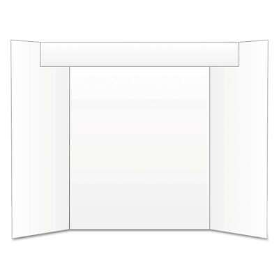 Eco Brites Too Cool Tri-Fold Poster Board, 24 X 36, White/White 071064273679 • 23.85$