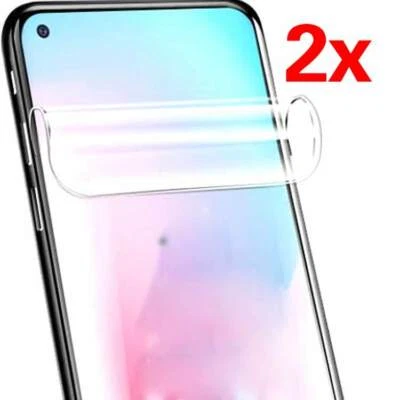 2 x прозрачный передний мягкий защитный пленочный экран для Samsung Galaxy s8 -s10 s20 note10 20 - Изображение 1 из 4