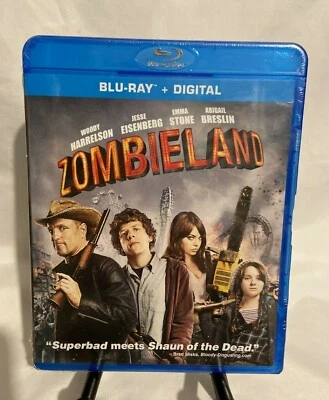ZOMBIELAND BLU RAY  Jesse Eisenberg, Emma Stone, Woody Harrelson, Abigail Bresli Foto 1 de 2