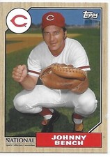 2017 Topps National Convention '87 Topps VIP Johnny Bench Reds