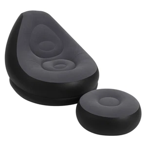 Aufblasbares Einzelsofa mit Fußstütze - Campingsofa, Garten, Relax - Bild 1 von 4