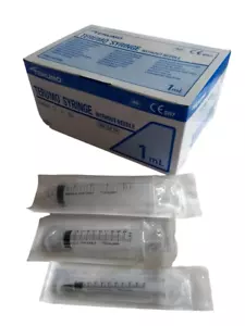 Plastic Syringe 1ml 10ml 20ml - Picture 1 of 5