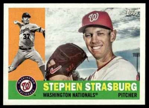 2017 Topps Archives B Stephen Strasburg Washington Nationals #65 - Picture 1 of 2