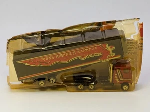 Vintage Zee BIG RIGS Trans America Express K1 Mack SEMI TRUCK 1/64 HONG KONG - Picture 1 of 7