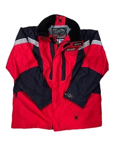 Vintage Spyder Snowboarding Ski Jacket Men’s XL Red And Black Read Description  - Picture 1 of 11