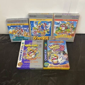 Mario Land 1-3 Wario Land 2-3 CIB Japan 5-piece set Game Boy - Picture 1 of 4