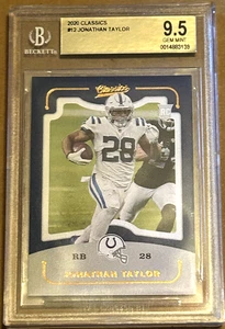 JONATHAN TAYLOR RC 2020 PANINI CLASSICI ROOKIE BGS 9.5 - Foto 1 di 1