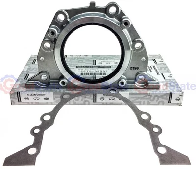 GENUINE Nissan Patrol GQ Y60 GU Y61 TD42 4.2L NA Rear Main Oil Seal With Gasket - Image 1 of 4
