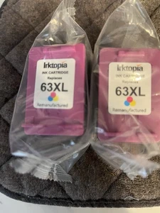 HP 63XL High Yield Tri-color Ink Cartridge (F6U63AN) - Zdjęcie 1 z 1