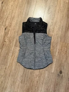 The North Face Women's Small S Pseudio Insulated Vest Heather Gray / Black - Picture 1 of 5