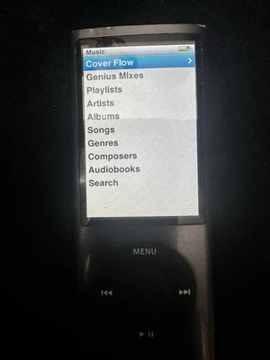 Apple iPod Nano A1320 5th Generation 8GB Dark Black Tested Working - Image 1 of 4