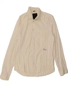 GUESS Mens Slim Fit Shirt Large White Cotton DM19 - Picture 1 of 5