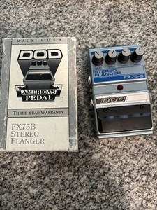 Vintage DOD Stereo Flanger FX75B Guitar Effects Pedal - Picture 1 of 6