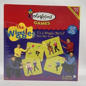 Colorforms - The Wiggles: ¡Es una fiesta ondulada! Juego Stick-Ons 2002 sellado de fábrica - Imagen 1 de 4