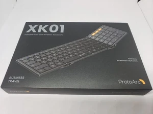 ProtoArc XK01 Plus Bluetooth Foldable Backlit Full-Size Wireless Travel Keyboard - Picture 1 of 5