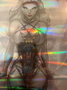 CGC 9.6 SS LADY DEATH BLASPHEMY ANTHEM - Hoil Foil Edition - auto Brian Pulido - Picture 1 of 4