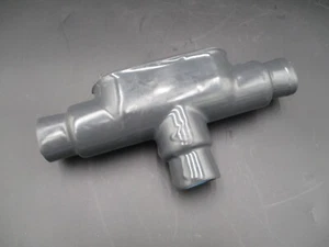ROBROY PLASTIBOND PRTB37 1" PVC COATED TB CONDUIT BODY *SAME DAY SHIP - Picture 1 of 5