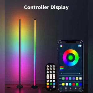 Floor RGB LED Lamp Corner Light Standing Mood Remote Colour Modern Minimalist AU - Picture 1 of 18
