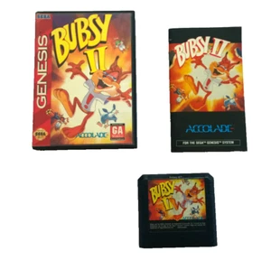 SEGA MEGA DRIVE BUBSY 2 FREE POSTAGE VERY CLEAN STICKER - Picture 1 of 6