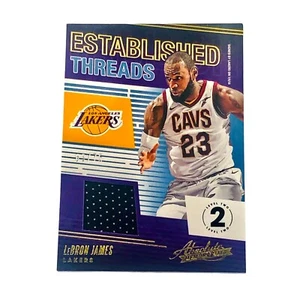 Lebron James 2018-19 Panini Absolute Memorabilia Established Threads Level 2 /75 - Picture 1 of 16