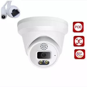ColorVu IR Smart doppia luce compatibile Hikvision 5 MP telecamera IP torretta POE con microfono - Foto 1 di 12
