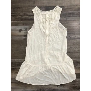 Zara Basic Womens XS Off White Lace  Sleeveless Dress - Picture 1 of 6