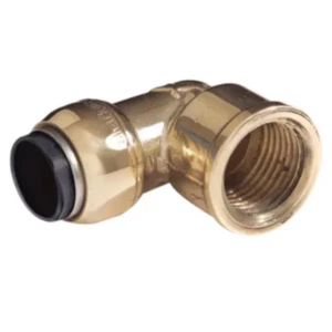 5 x SharkBite 15mm x 1/2" BSP female 90 degree elbow push fit. SB121515F. - Picture 1 of 3