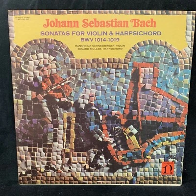BACH - Violin Sonatas - SCHNEEBERGER & MULLER - NONESUCH ST 2LP - Image 1 of 4
