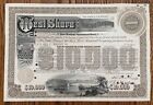 $10,000 West Shore Railroad Company Bond Stock Certificate New York Central