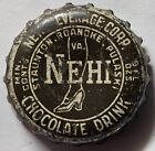 Nehi Leg Chocolate Cork Bottle Cap; Staunton, Roanoke, Pulaski, VA - Used