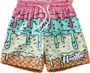Set Of 2 - Boys Ice Cream Shorts (Multiple Sizes) - Picture 1 of 6