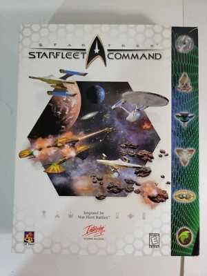 Star Trek Starfleet Command PC COMPLETE OPEN Big Box Interplay VGC - Image 1 of 4