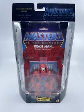 MOTU Beast Man Commemorative Figure Masters of The Universe MOC Mattel 2000