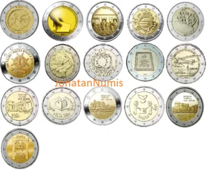 MALTA TODOS LOS 2 EUROS CONMEMORATIVOS DESDE 2009 HASTA 2024 - Imagen 1 de 43